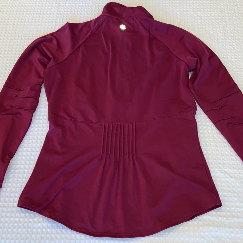 SOLD! ATHLETA “MALIBU” Half Zip Front Running Hiking Top Jacket Size Small - Picture 3 of 16
